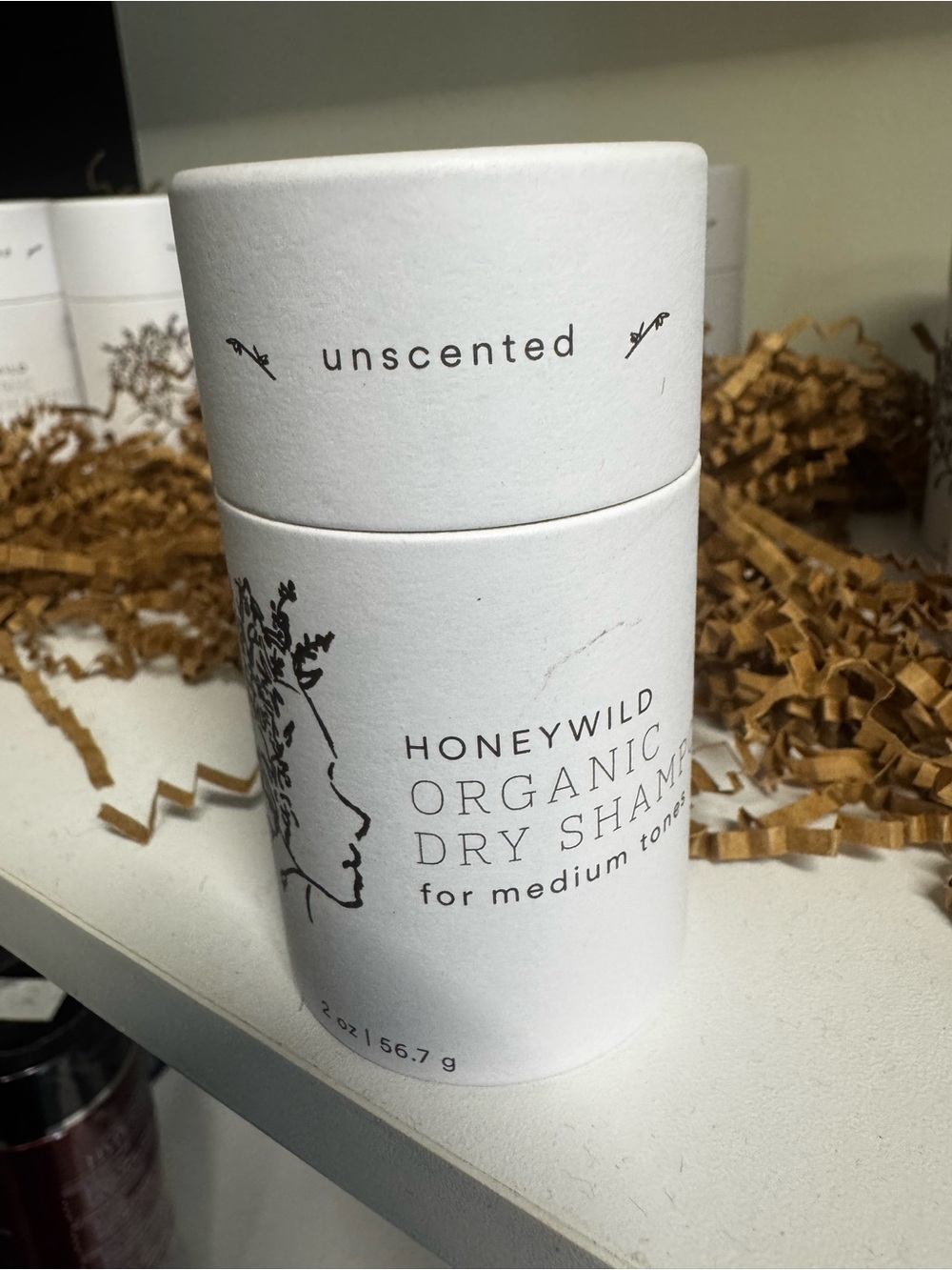 Unscented Organic Dry Shampoo (white, light, dark)